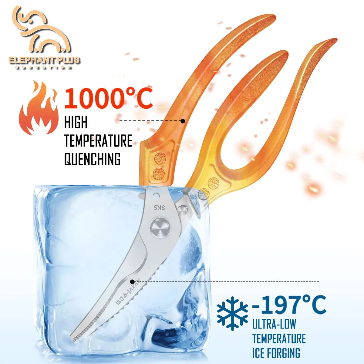 Stainless Steel Chicken Bone Scissors Kitchen Scissors Household Food Scissors Fish Chicken Duck Cutter Scissors Knife