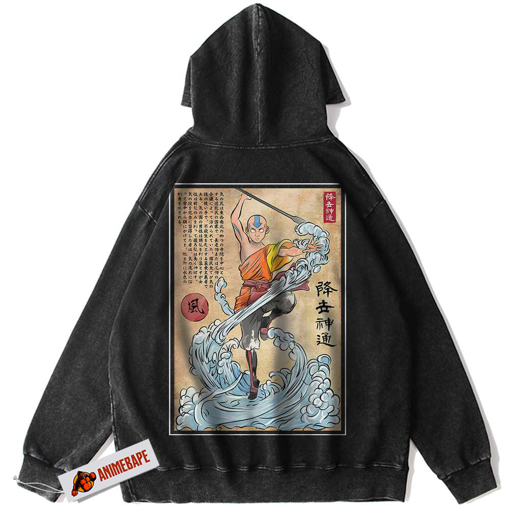Aang Avatar the Last Airbender Vintage Hoodie for Fans