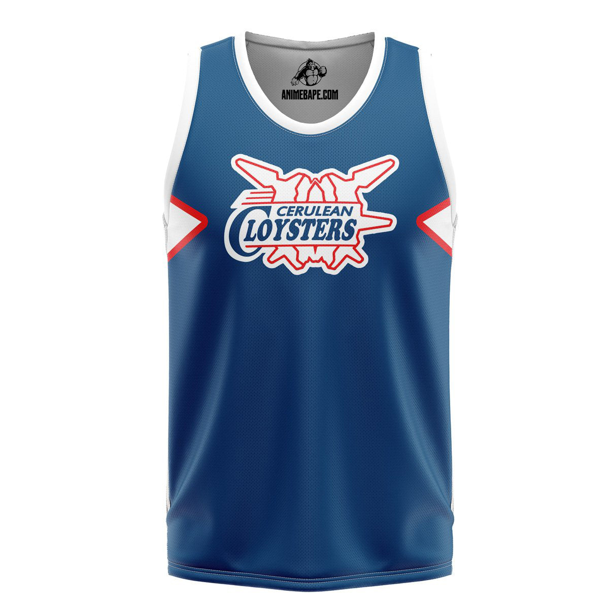 Cerulean Cloysters Pokemon Basketball Jersey