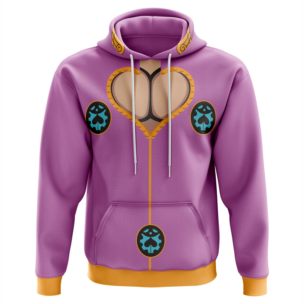 Giorno Giovanna Anime Jojo's Bizarre Adventure Hoodie