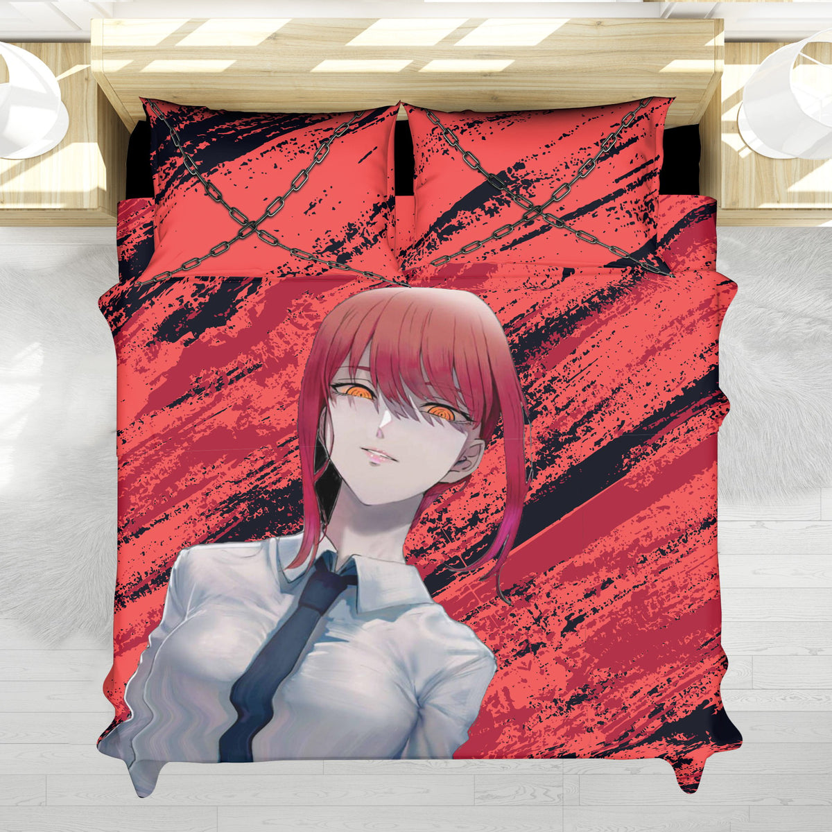 Makima Chainsaw Man Bedding Set
