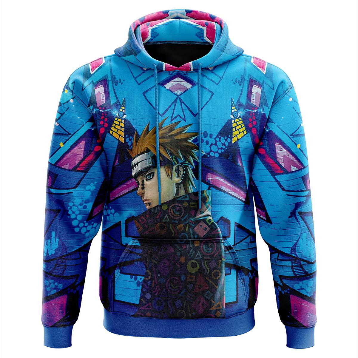 Naruto Akatsuki Urban Grafitti Pain Hoodie