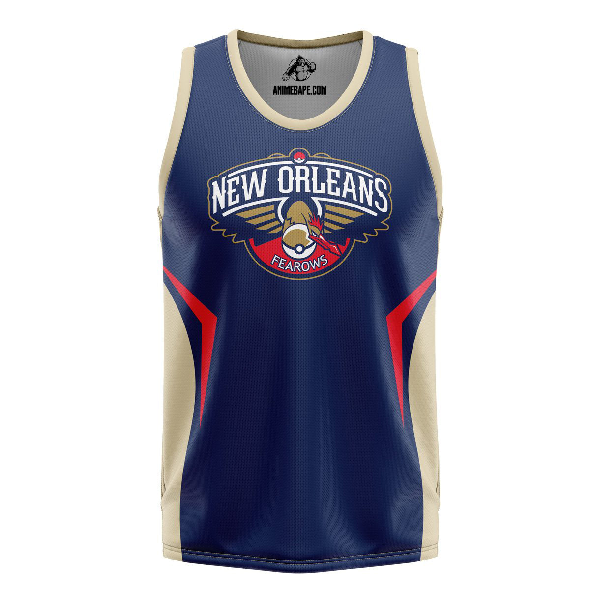 New Orleans Fearows Pokemon Basketball Jersey