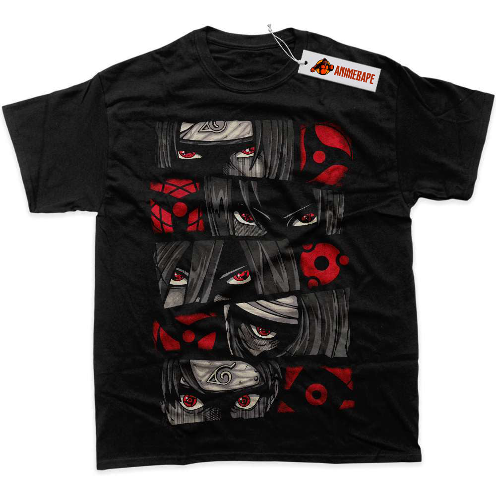 Naruto Sharingan Graphic T-Shirt, Anime Shirt for Fans