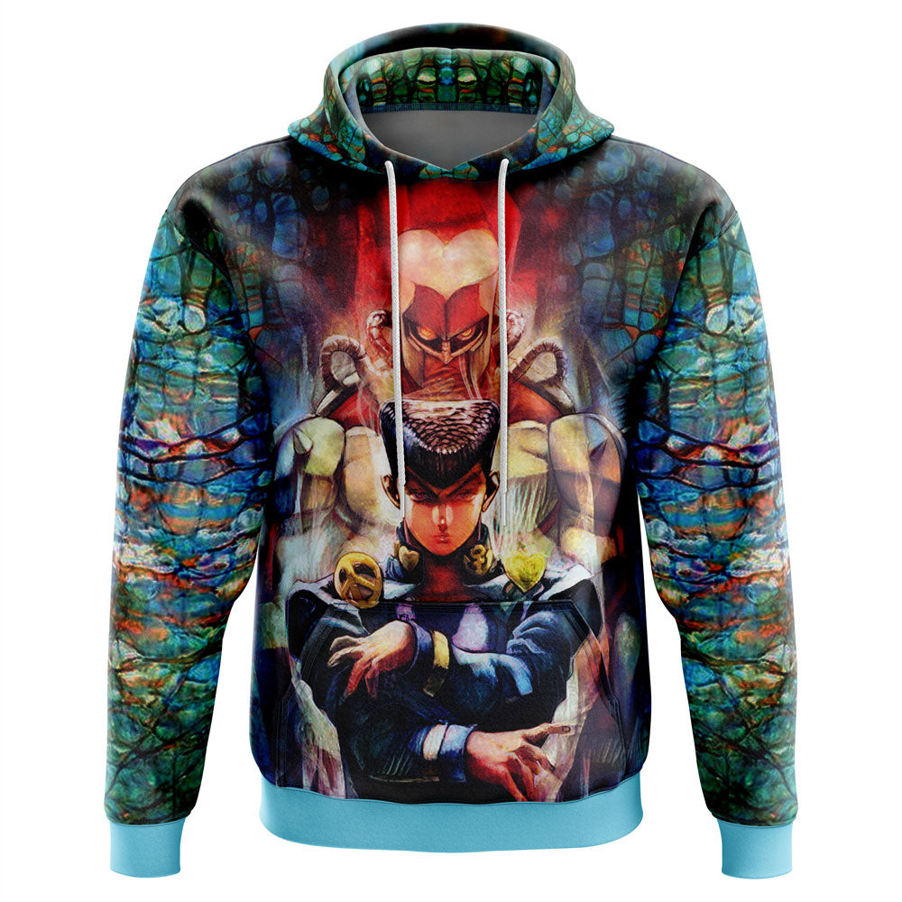 Trippy Josuke Shining Diamond Jojo's Bizarre Adventure Hoodie