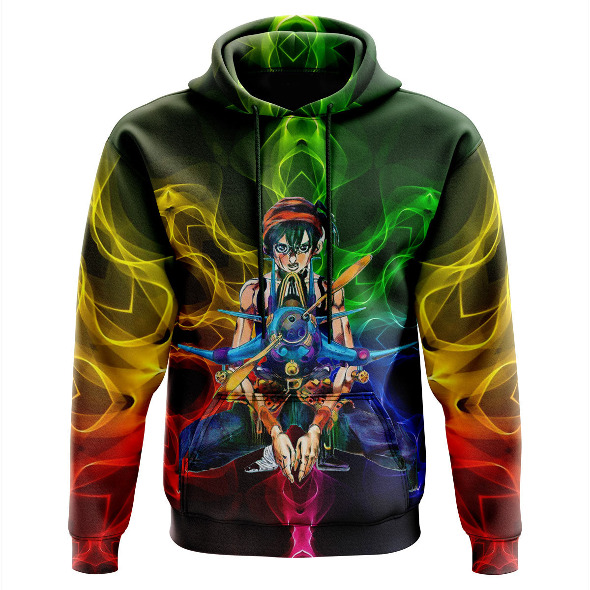 Trippy Narancia Lil Bomber Jojo's Bizarre Adventure Hoodie