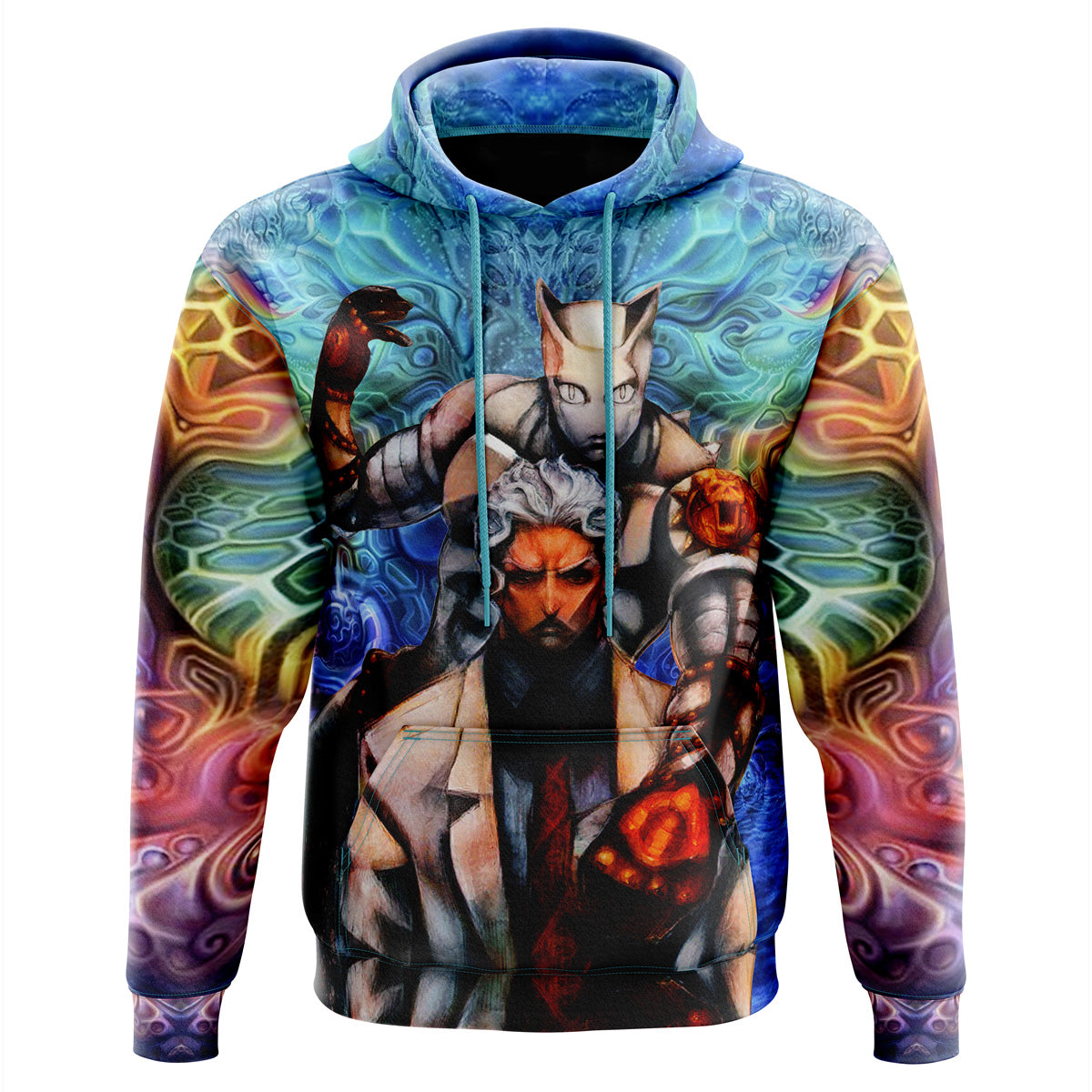 Trippy Yoshikage Kira Deadly Queen Jojo's Bizarre Adventure Hoodie